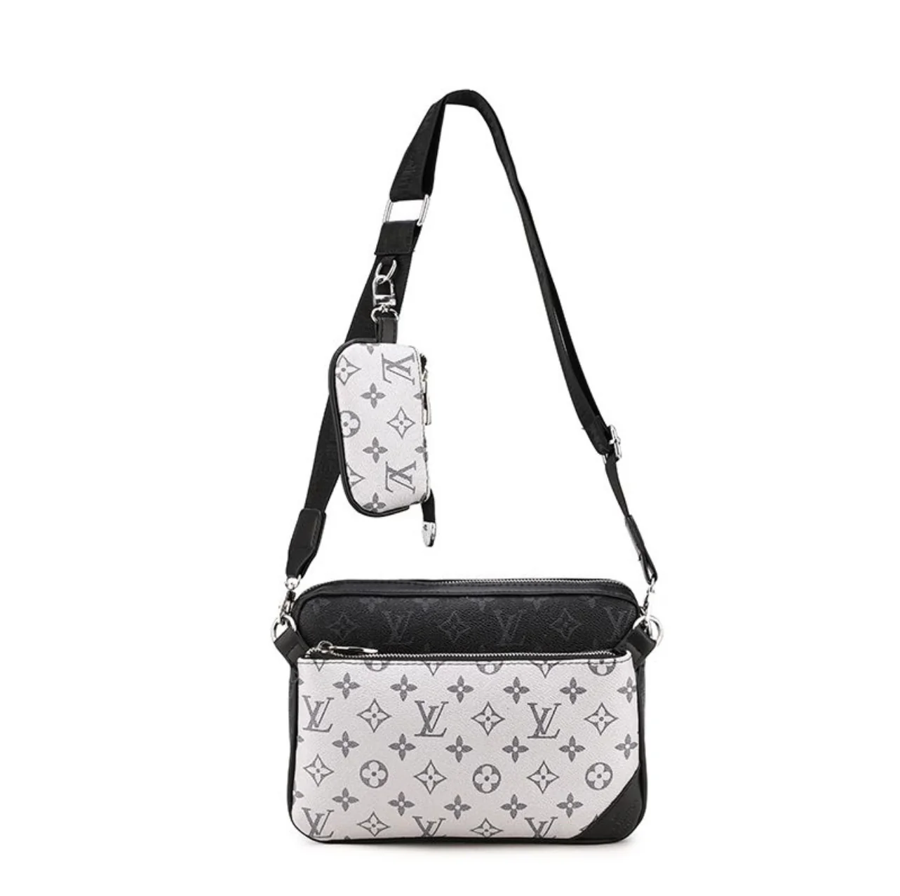 Sacoche LV Trio Messenger Bianca o Nera