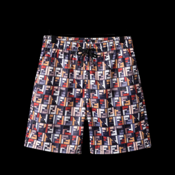 SHORT FENDI MULIT COLOR FF LOGO PATTERN 2025