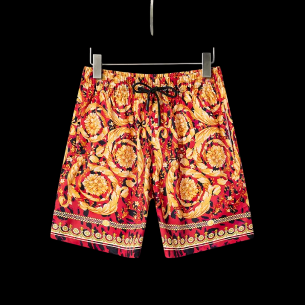 SHORT VERSACE RED-ORANGE 2025