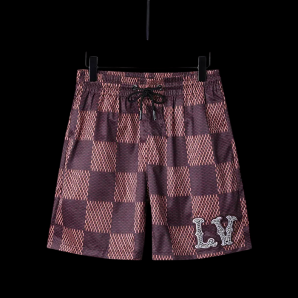 SHORT LV BROWN AND PINK 2025