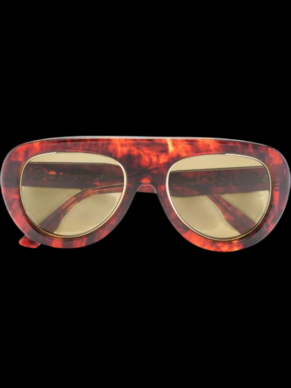 tortoiseshell pilot-frame sunglasses 2025