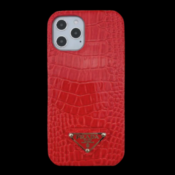 Prada iPhone Case Devil Wears Black Croc