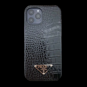 Prada iPhone Case Devil Wears Black Croc